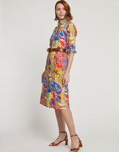 Load image into Gallery viewer, Tamron Long Sleeve Botanical Print Dress
