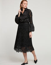 Load image into Gallery viewer, Gloria Midi Skirt - Black Lace
