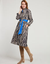 Load image into Gallery viewer, Tamron Long Sleeve Zebra Print Dress
