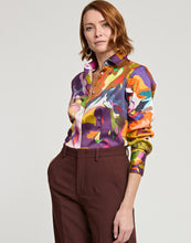 Load image into Gallery viewer, Diane Long Sleeve Multi Abstract Pattern Blouse
