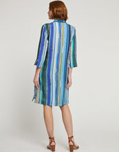 Load image into Gallery viewer, Charlotte 3/4 Sleeve Tencel Stripe Dress
