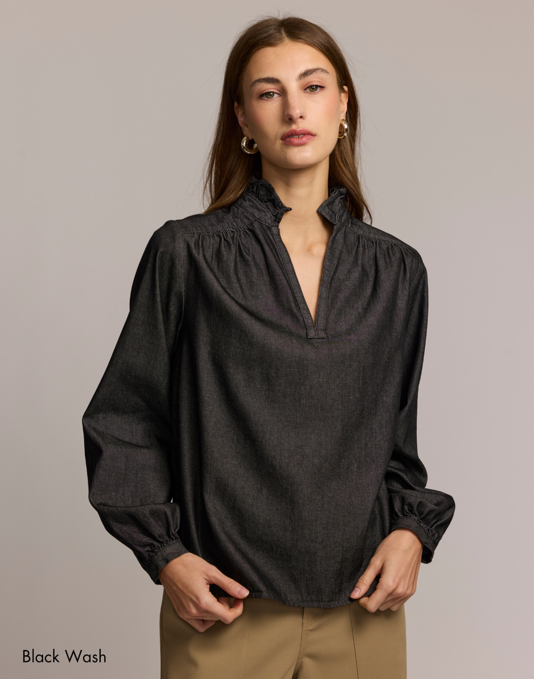 Vanessa Long Sleeve Denim Shirt