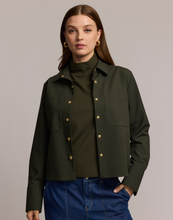 Load image into Gallery viewer, Astrid Long Sleeve Traveler&#39;s Twill Shirt Jacket

