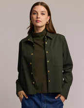 Load image into Gallery viewer, Astrid Long Sleeve Traveler&#39;s Twill Shirt Jacket
