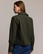 Load image into Gallery viewer, Astrid Long Sleeve Traveler&#39;s Twill Shirt Jacket
