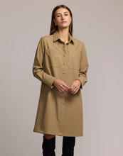 Load image into Gallery viewer, Astrid Long Sleeve Traveler&#39;s Twill Dress
