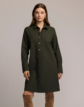 Load image into Gallery viewer, Astrid Long Sleeve Traveler&#39;s Twill Dress
