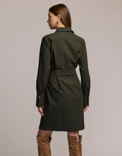 Load image into Gallery viewer, Astrid Long Sleeve Traveler&#39;s Twill Dress
