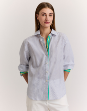 Load image into Gallery viewer, Juliana Long Sleeve Contrast Stripe Shirt
