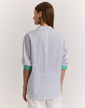 Load image into Gallery viewer, Juliana Long Sleeve Contrast Stripe Shirt
