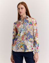 Load image into Gallery viewer, Margot Long Sleeve Amalfi Print Shirt
