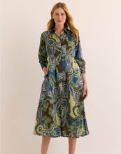 Load image into Gallery viewer, Martina 3/4 Sleeve Opulent Paisley Dress
