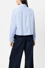 Load image into Gallery viewer, Striped Blouse with Ruffle
