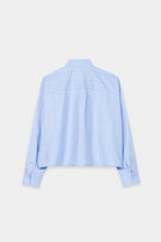 Load image into Gallery viewer, Striped Blouse with Ruffle
