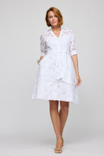 Load image into Gallery viewer, Luca Elbow Sleeve Embroidery Dress
