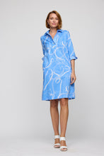 Load image into Gallery viewer, Charlotte 3/4 Sleeve Equestrian Print Dress
