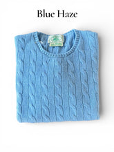 Load image into Gallery viewer, Ladies Cable Crew Sweater
