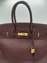 Load image into Gallery viewer, Hermès Birkin 35 Chocolate Togo
