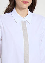 Load image into Gallery viewer, Connie Micro-Beaded Cutton Down Shirt
