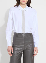 Load image into Gallery viewer, Connie Micro-Beaded Cutton Down Shirt
