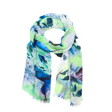 Load image into Gallery viewer, Summer Birds Cashmere Scarf
