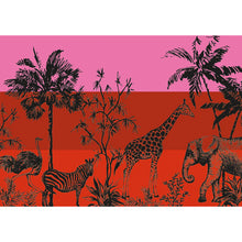 Load image into Gallery viewer, Safari 3 Color Felted Cashmere Scarf
