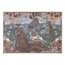 Load image into Gallery viewer, The Medici Cheetah Silk Twill Rectangular Scarf

