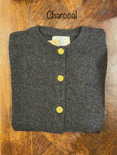 Load image into Gallery viewer, Ladies Brass Button Cardigan in NEUTRALS
