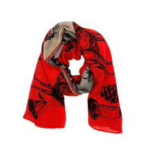 Load image into Gallery viewer, Woodland 3 Color Felted Cashmere Scarf
