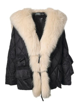 Load image into Gallery viewer, Short Down Jacket with Sailor Fox Collar
