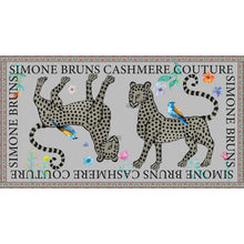 Load image into Gallery viewer, Venice Leopard Handprinted Cashmere Scarf
