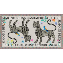 Load image into Gallery viewer, Venice Leopard Handprinted Cashmere Scarf
