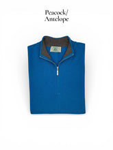 Load image into Gallery viewer, Jimmy 3/4 Zip Cashmere/Silk
