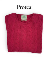 Load image into Gallery viewer, Ladies Cable Crew Sweater
