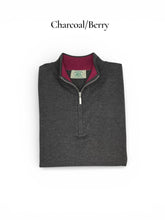 Load image into Gallery viewer, Jimmy 3/4 Zip Cashmere/Silk
