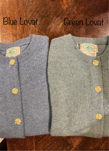 Load image into Gallery viewer, Ladies Brass Button Cardigan in COLORS
