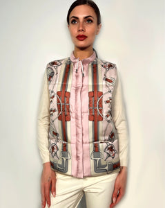 Siena Silk Printed Vest