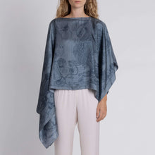 Load image into Gallery viewer, The Glass Swan Pencil Silk Slipover
