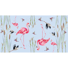 Load image into Gallery viewer, Flamingo Handprinted Cashmere Scarf
