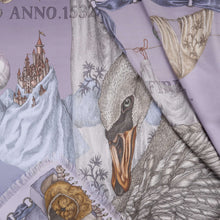 Load image into Gallery viewer, The Glass Swan Silk Twill Rectangular Scarf
