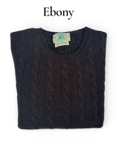 Load image into Gallery viewer, Ladies Cable Crew Sweater
