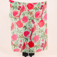 Load image into Gallery viewer, Bird Paradise Cashmere Scarf

