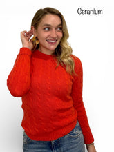 Load image into Gallery viewer, Ladies Cable Crew Sweater
