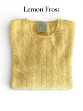 Load image into Gallery viewer, Ladies Cable Crew Sweater
