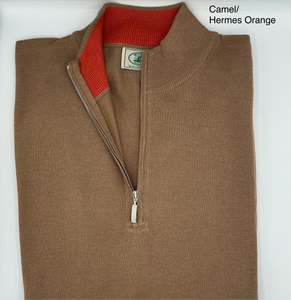 Scottish Cashmere/Silk Quarter Zip