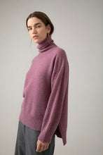 Load image into Gallery viewer, Knitted Sweater Roll Neck - Side split
