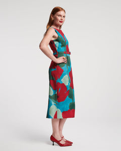 Audrey Belted Midi-Dress