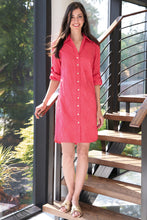 Load image into Gallery viewer, Alex Textured Jacquard Shirtdress
