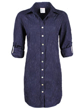 Load image into Gallery viewer, Alex Textured Jacquard Shirtdress
