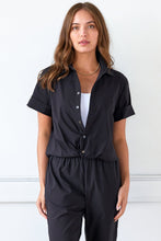 Load image into Gallery viewer, Alli Silky Poplin Twist-Hem Top
